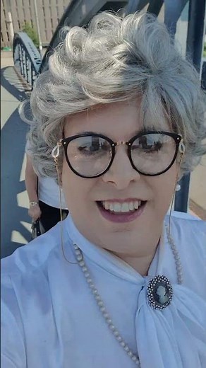 elegant crossdresser. out in public styled as a mature lady