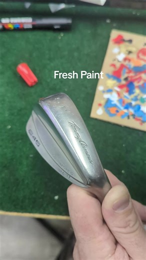 Revamping Golf Irons with Fresh Paint