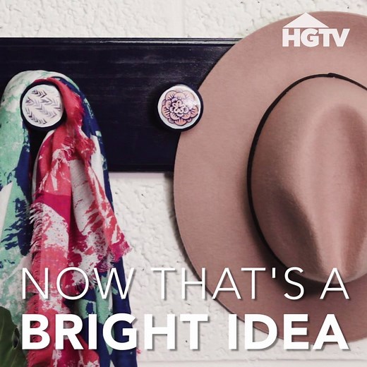 Don't spend a fortune on decorative knobs. Here's an inexpensive DIY alternative. #HGTVBrightIdeas | HGTV
