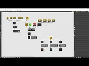 Max Tutorials | Max Basic Tutorial 4: Metro and Toggle | Your First Steps into the World of Max MSP!