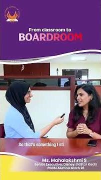 Alumni Voices: From classroom to BOARDROOM | Ms. Mahalakshmi S | SCMS PGDM Alumna Batch 28 | SCMS