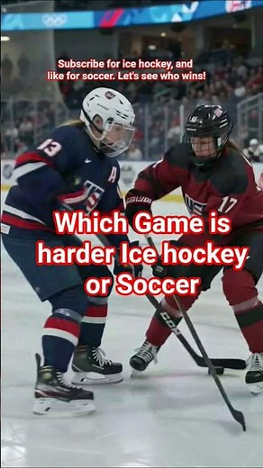 Ice Hockey vs Soccer | Which is Harder? 🧐🏒⚽ #viral #shorts #trending #viralchallenge