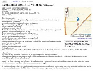 STAAR test graders sought on Craigslist