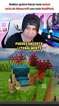 Rubius wants to make a series with this Minecraft ModPack #rubius #pokemon #minecraft