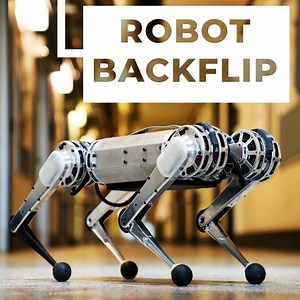 1.5K views | Meet Mini Cheeta, the backflipping robot! Developed by researchers at Massachusetts Institute of Technology, Mini Cheeta is a super-mobile and flexible robot. The bots' moves could rival any professional gymnast, just look at those backflips!烙 | Spark | Facebook