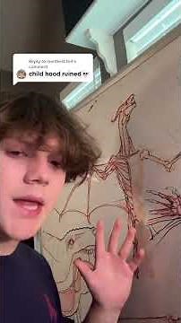 Realistic dragon’s anatomy #art #dragon #science #fyp