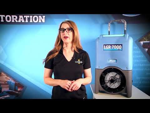 How to Use LGR 7000XLi Portable Dehumidifier