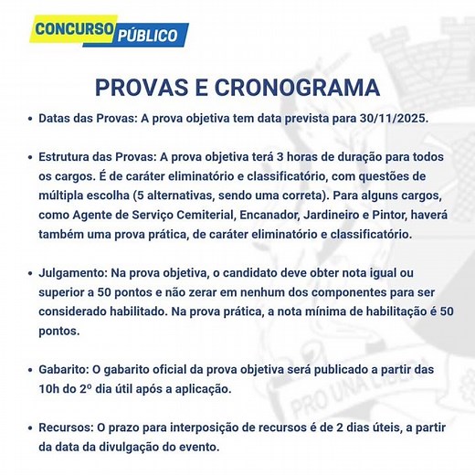 Concurso Público da Prefeitura de Sorocaba com Edital Publicado!