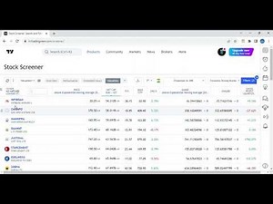 Trading View Screener | Shortlist strong #stocks with weekly breakout | #stockmarket #investing