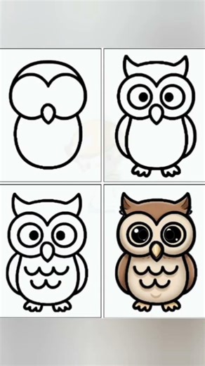 Easy drawing| animals |by using shapes. #shapes #easy #art #drawing #draw