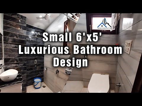 6'x5' small bathroom design and setting | luxurious Bathroom in small area | 6'x5' bathroom ideas