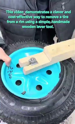 DIY Hand-Powered Tire Changer | Simple Shop Tool Build