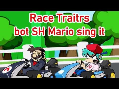 fnf Race Traitors V2 bot SH Mario sing it