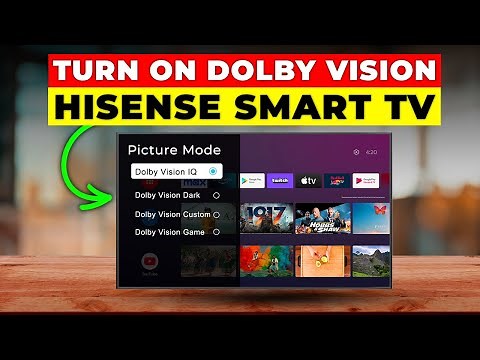 How To Turn On Dolby Vision Hisense Smart TV (How To Enable Dolby Vision Hisense Smart TV)