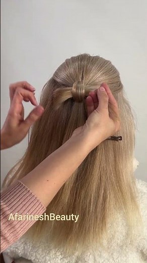 Chic Bow Hairstyle ✨ Quick Updo & Down Trick