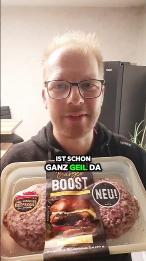 Advertisement Does this taste good?? Burger Boost from Danish Crown 🥰 @trnd_de #burgerboost_trnd ...