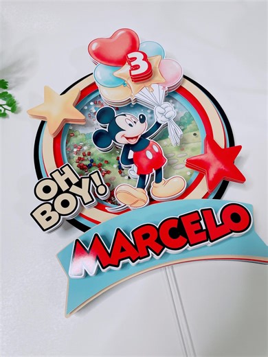 Mickey Mouse Cake Topper/mockey Birthday Party Decor - Etsy