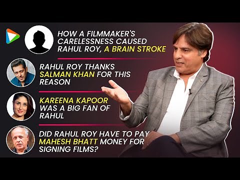 Rahul Roy on tough recovery after brain stroke, quitting sm0king & second innings in Bollywood!