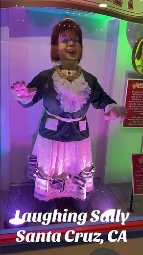 Laughing Sally at the Santa Cruz Beach Boardwalk. A piece of animatronic history.