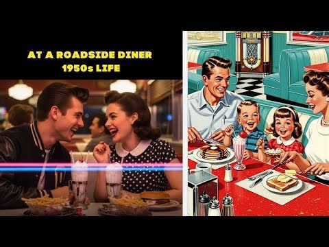 What It Was Like to Eat at a Roadside Diner in the 1950s | Life in the 50s Documentary Style