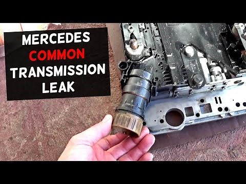 HOW TO FIX MERCEDES TRANSMISSION LEAK Common Leak FIX