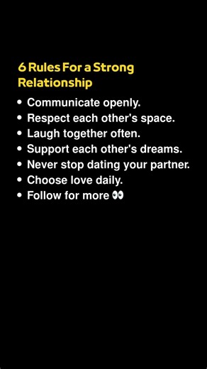 6 Rules For a Strong Relationship #relationship #strongwomen #love #psychology