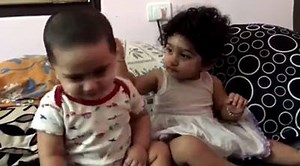 31K views · 303 reactions | Oops, a fighting twin, it's fun to watch though :P Cr. Hima Bindu | Cute Baby Videos | Facebook