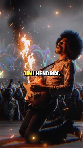 Saat Jimi Hendrix Bakar Gitar di Atas Panggung 1967 #JimiHendrix #fyp #shorts #viral