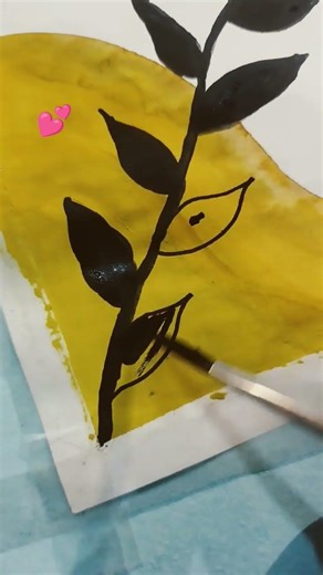 painting for beginners❤/Easy acrylic painting🎨 idea💡