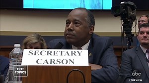 331K views · 5K reactions | CARSON UNABLE TO ANSWER HUD QUESTIONS? Housing Secretary Ben Carson’s exchange with Rep. Katie Porter in which he appeared to mix up the common foreclosure term “REO” with Oreo cookies made headlines Tuesday — the co-hosts weigh in. abcn.ws/2VV6ypy | The View | Facebook
