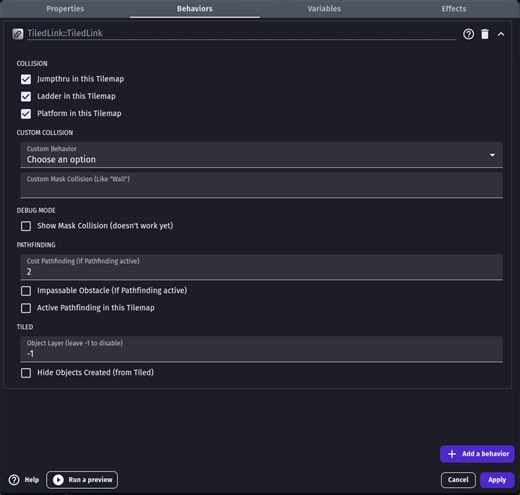 TiledLink  - An automation tool between Tiled and Gdevelop by Willian Holtz