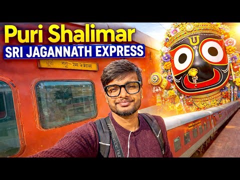18410 Puri Shalimar Sri Jagannath Express | Puri to Kolkata | 2AC Overnight Train Journey |