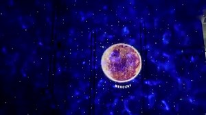 Watch Starry Star Galaxy 10 planets solar system projector on Amazon Live