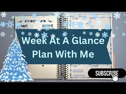 Week At A Glance | Habits, To-do’s, Health | Plan With Me | EC Daily Duo