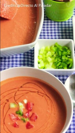 Easy Spanish Gazpacho - Authentic Spanish Gazpacho Andaluz Recipe