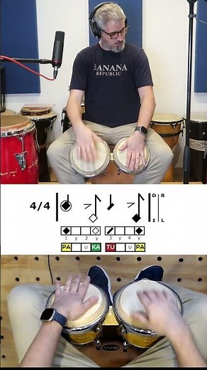 Easy Songs to Play On The Bongo | The Girl from Ipanema - Bossa Nova Rhythm #bongo #songs