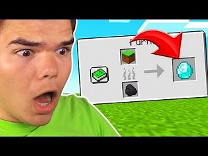 Coal + Dirt = DIAMONDS? (Random MINECRAFT Mod)