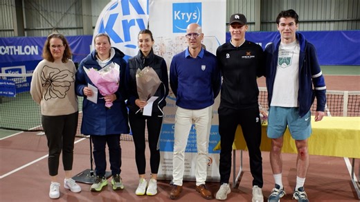 Charlotte Niay et Cooper Ter Meulen remportent le tournoi organisé par le club de tennis de Chauny