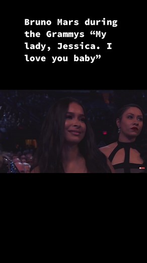 @brunomars thanking his lady Jessica Caban. / “Minha senhora, Jessica. Eu te amo, bebê. Obrigada por ser a minha rocha e estar ao meu lado durante todo esse processo”. 💕#jessicacaban #brunomars #couplegoals #grammys