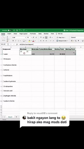Reply to @vous618 😌✨ #chemistry #excel #exceltips #organicchemistry #solvent