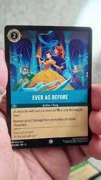 Opening Lorcana Shimmering Skies Booster Pack