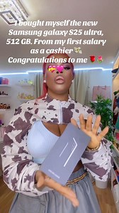 18K views · 280 reactions | I bought myself the new Samsung galaxy S25 Ultra 512GB, from my first salary as a cashier  | Mrs Iyobosa fashion world 2 | Facebook