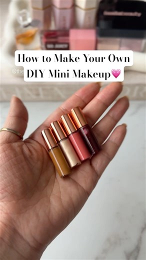 Mini Makeup DIY for the win🙌🤍#diyminiature #asmrrelaxation #minimakeup #minibags
