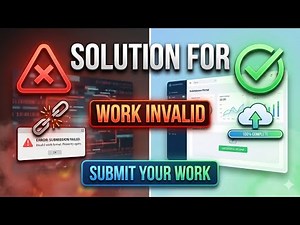 Solution for WORK INVALID Error | Submit Your Work FIX | Creator Hub Link Submission Problem Solved