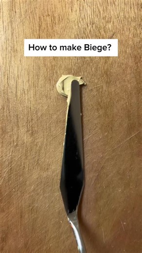 If you want a deeper, more antique “Sand” tone, use Raw Sienna and White and a hint of yellow. It keeps the golden glow of the earth without turning into a grey mess. Link in bio for more recipes. #mixingcolors🎨 | Malcom Muronda