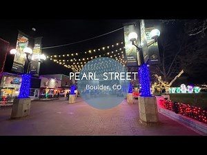 Pearl Street in Downtown Boulder, CO - 4K Walking Tour