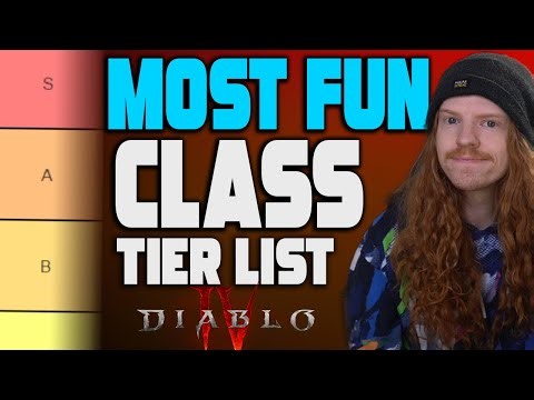 Diablo 4 Tier List - BEST And WORST Class For FUN! Which Is The MOST ENJOYABLE?