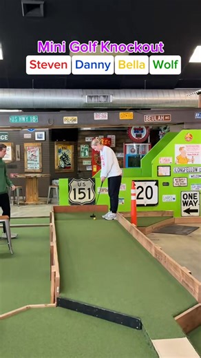 Mini Golf Knockout Challenge (Hole 1) #golf #fyp #usa #twintourgolf #f... #foryou #minigolf #viral | Viral Post