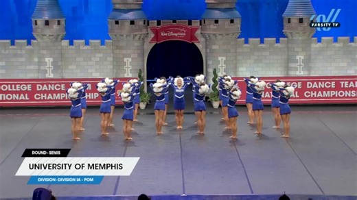 University of Memphis [2025 Division IA - Pom Semis] 2025 UCA & UDA College Cheerleading & Dance Team National Championship