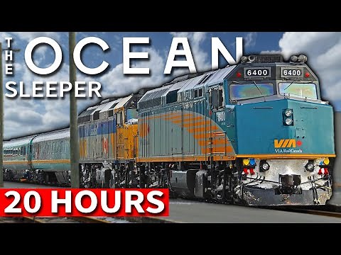 VIA Rail THE OCEAN - 20 Hours on Canada's Eastern Sleeper Train!
